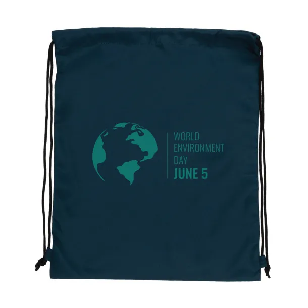  Impact AWARE™ RPET 190T drawstring bag - XD Collection Navy Blue 