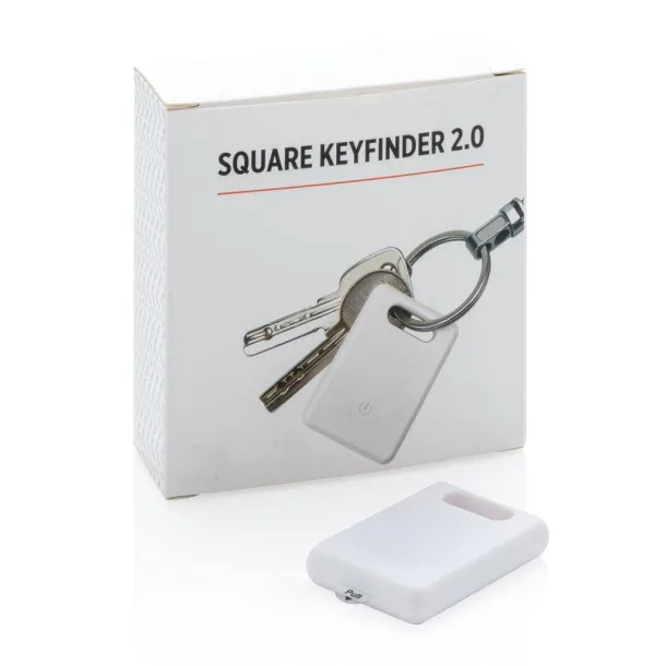  Square key finder 2.0, white - XD Collection White 