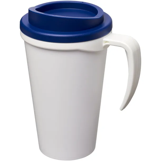 Americano® Grande 350 ml insulated mug - Unbranded White Blue