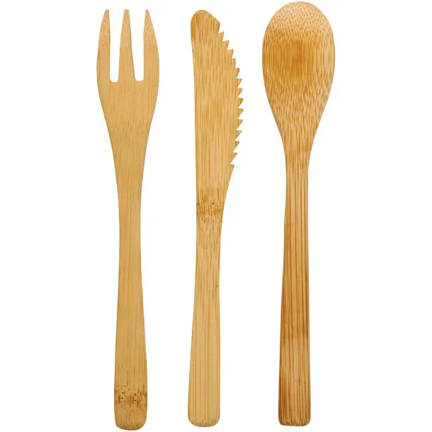 Celuk bamboo cutlery set Natural