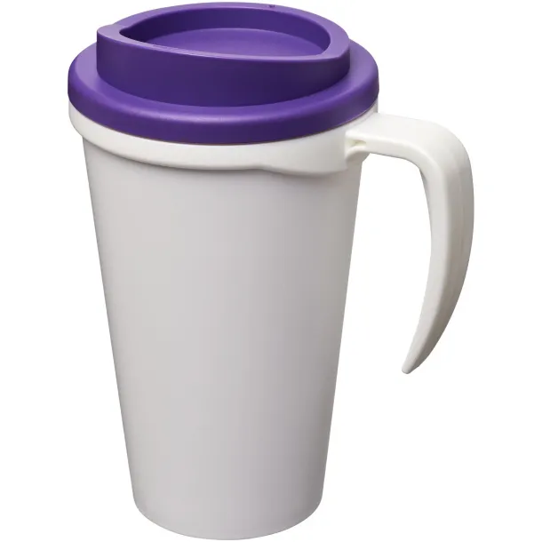 Americano® Grande 350 ml insulated mug - Unbranded White Purple