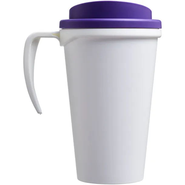 Americano® Grande 350 ml insulated mug - Unbranded White Purple