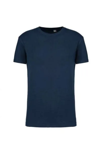  Unisex kratka majica s okruglim izrezom od organskog pamuka, 185 g/m2 - Kariban Mornarsko plava