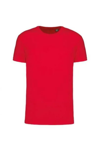  Unisex kratka majica s okruglim izrezom od organskog pamuka, 185 g/m2 - Kariban Crvena
