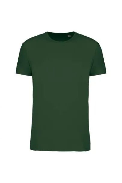  Unisex kratka majica s okruglim izrezom od organskog pamuka, 185 g/m2 - Kariban Šumski zelena
