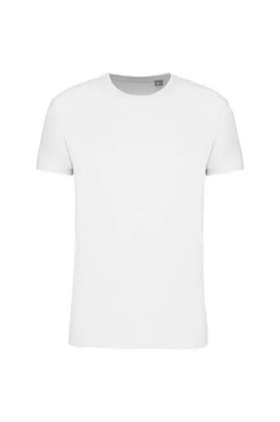  Unisex kratka majica s okruglim izrezom od organskog pamuka, 185 g/m2 - Kariban Bijela
