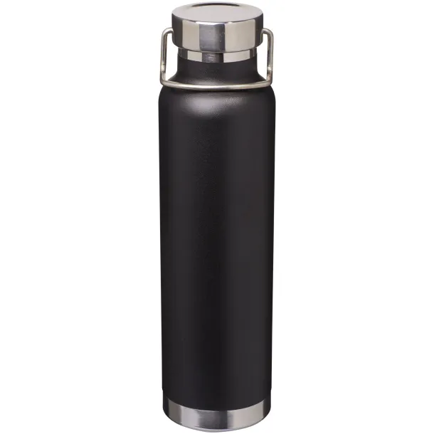 Thor 650 ml copper vacuum insulated sport bottle Solid black