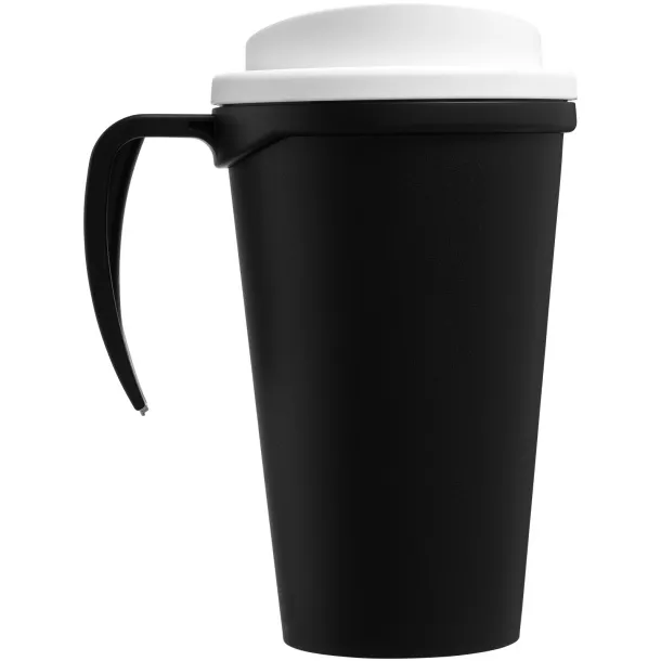 Americano® Grande 350 ml insulated mug Solid black White