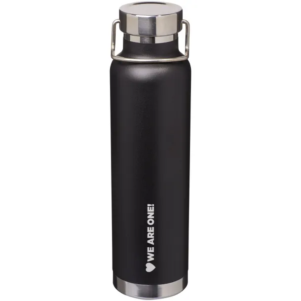 Thor 650 ml copper vacuum insulated sport bottle Solid black