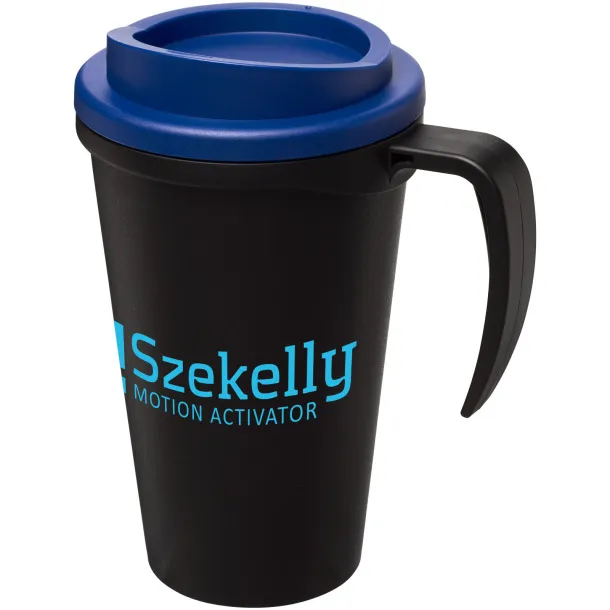 Americano® Grande 350 ml insulated mug Solid black Blue