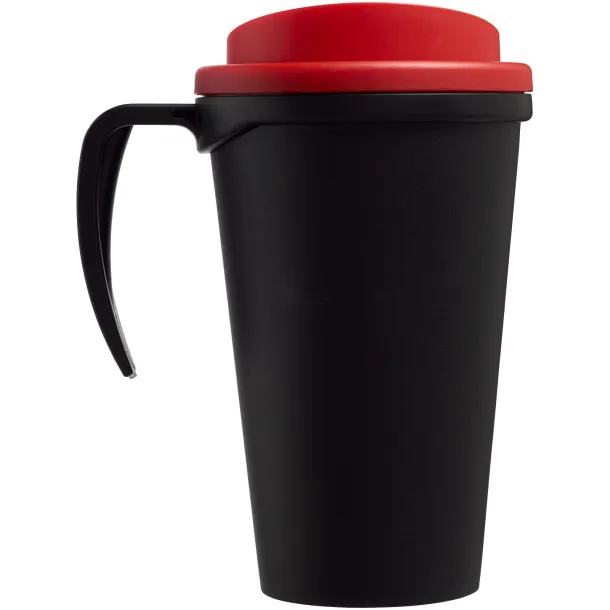 Americano® Grande 350 ml insulated mug Solid black Red