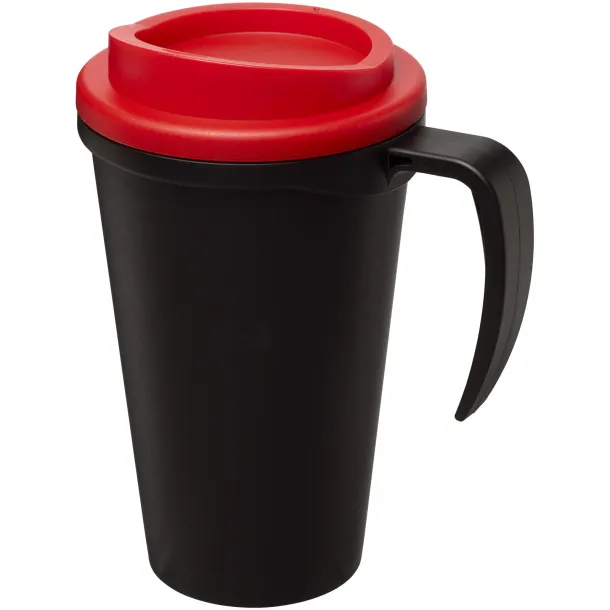 Americano® Grande 350 ml insulated mug Solid black Red