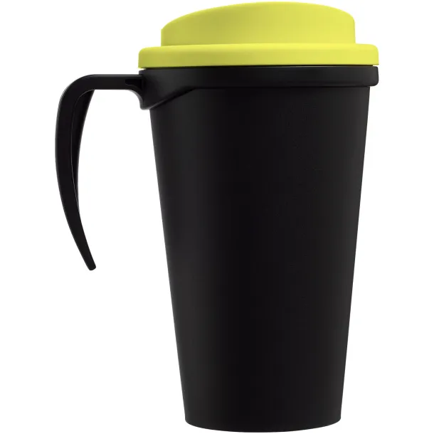 Americano® Grande 350 ml insulated mug Solid black Lime