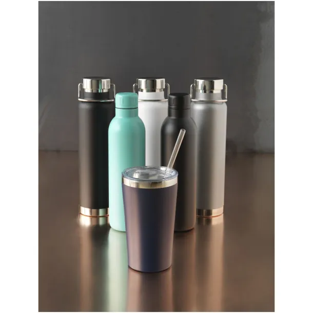 Thor 650 ml copper vacuum insulated sport bottle White