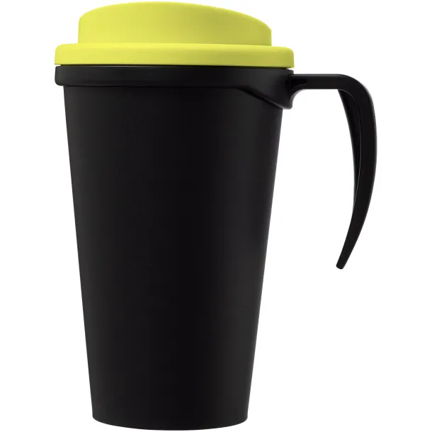 Americano® Grande 350 ml insulated mug Solid black Lime