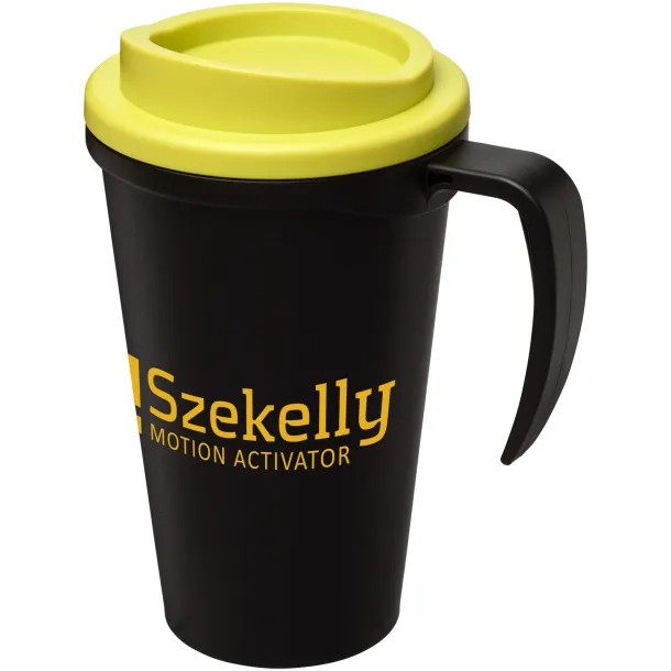 Americano® Grande 350 ml insulated mug Crna Lime
