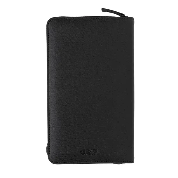  Swiss Peak Heritage RCS rPU RFID travel wallet - Swiss Peak Black 