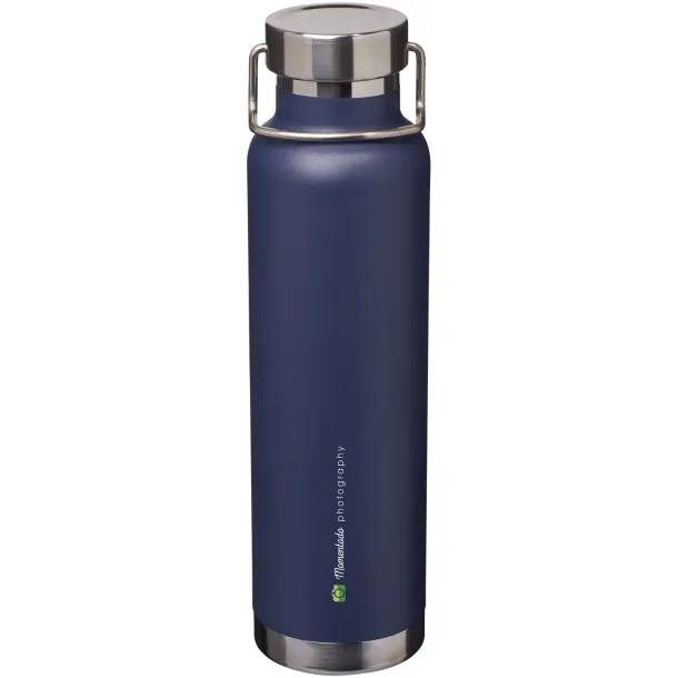 Thor 650 ml copper vacuum insulated sport bottle Navy Blue