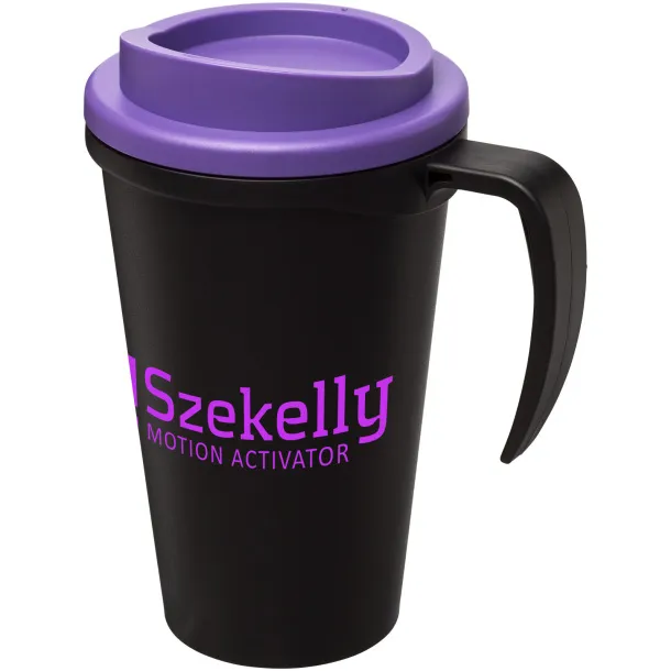 Americano® Grande 350 ml insulated mug Solid black Purple