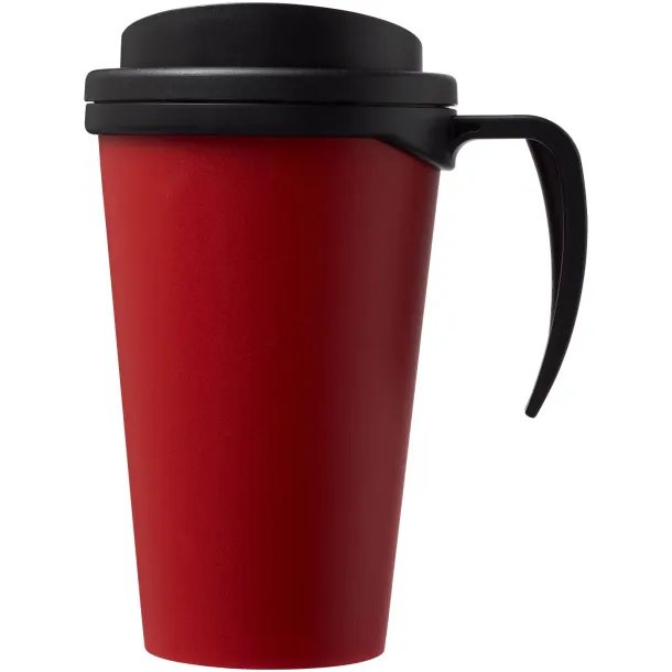 Americano® Grande 350 ml insulated mug Red Solid black