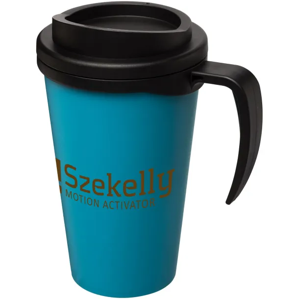 Americano® Grande 350 ml insulated mug Aqua blue Solid black