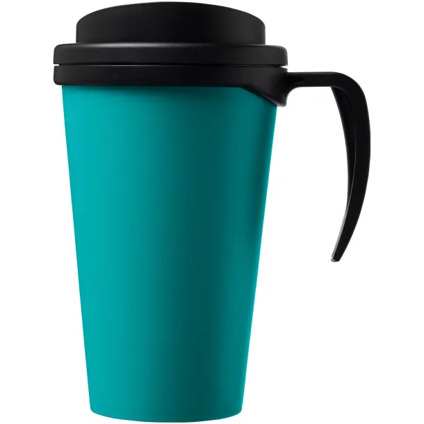 Americano® Grande 350 ml insulated mug Aqua blue Solid black