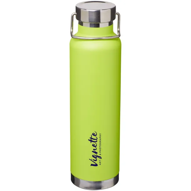 Thor 650 ml copper vacuum insulated sport bottle Lime