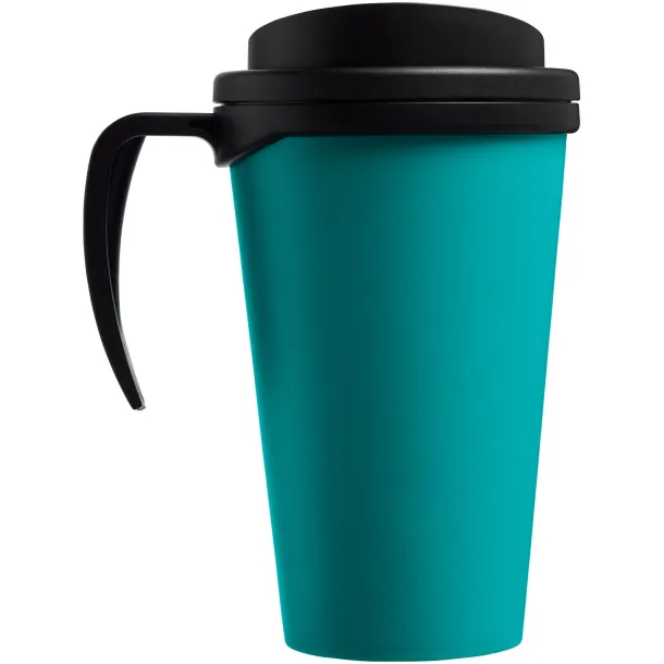 Americano® Grande 350 ml insulated mug Aqua blue Solid black