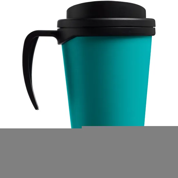 Americano® Grande termo šalica, 350 ml Aqua blue Crna