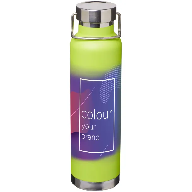 Thor 650 ml copper vacuum insulated sport bottle - Unbranded Lime