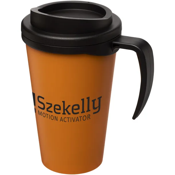 Americano® Grande 350 ml insulated mug Orange Solid black