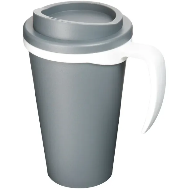 Americano® Grande 350 ml insulated mug - Unbranded Grey White