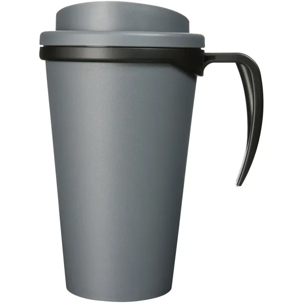 Americano® Grande 350 ml insulated mug Grey Solid black