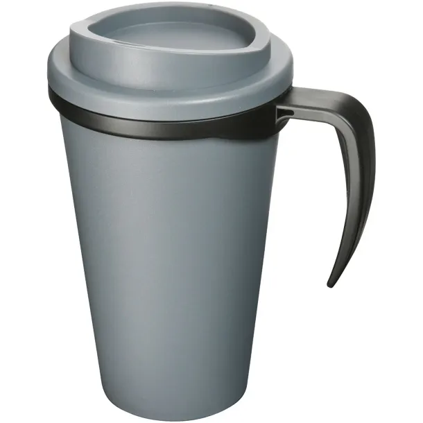 Americano® Grande 350 ml insulated mug Grey Solid black