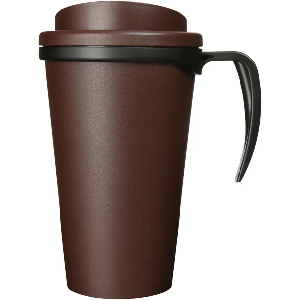 Americano® Grande 350 ml insulated mug Brown Solid black