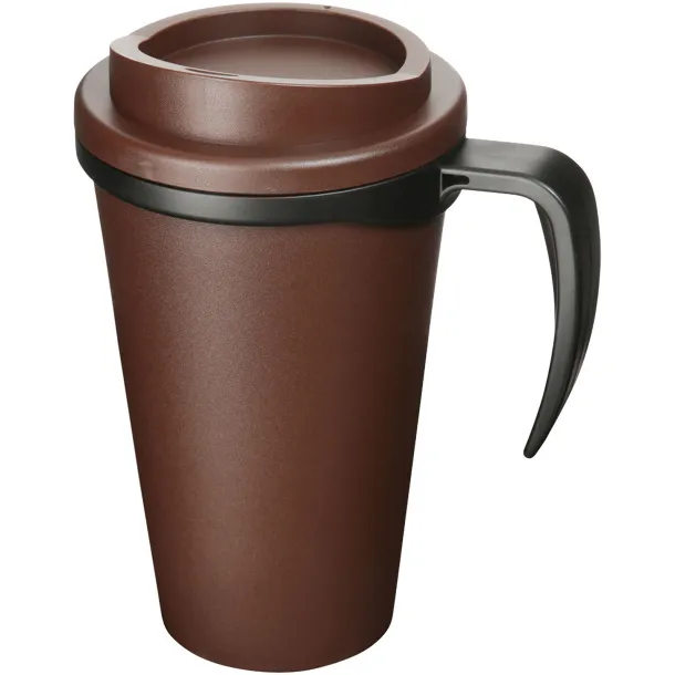 Americano® Grande 350 ml insulated mug Brown Solid black