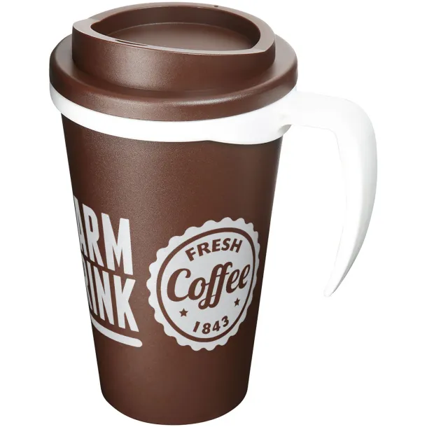 Americano® Grande 350 ml insulated mug Brown White