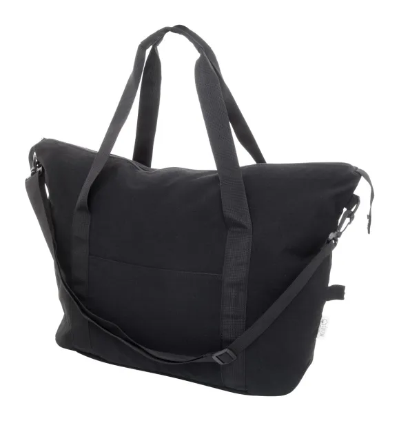 Rebyss Travel recycled cotton travel bag Black