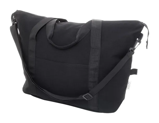 Rebyss Travel recycled cotton travel bag Black