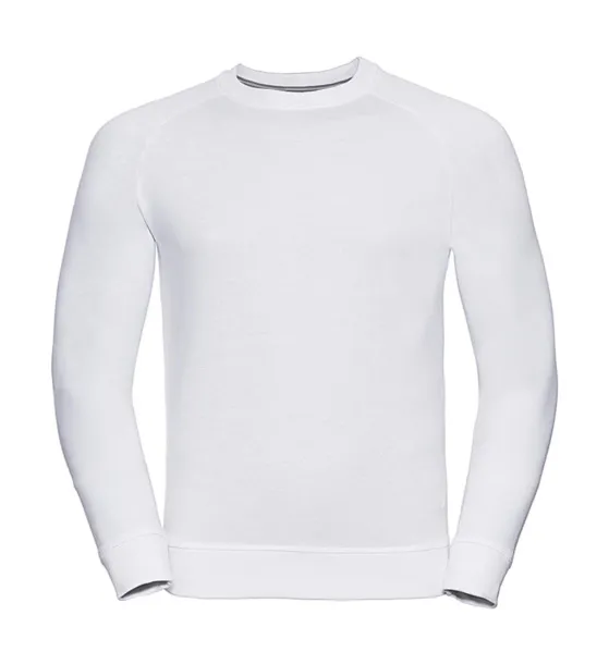  Muški raglan pulover, 255 g/m² - Russell  Bijela