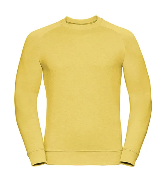  Men's HD Raglan Sweat - Russell  Yellow Marl