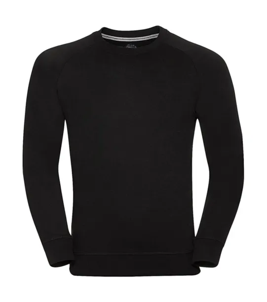  Men's HD Raglan Sweat - Russell  Black