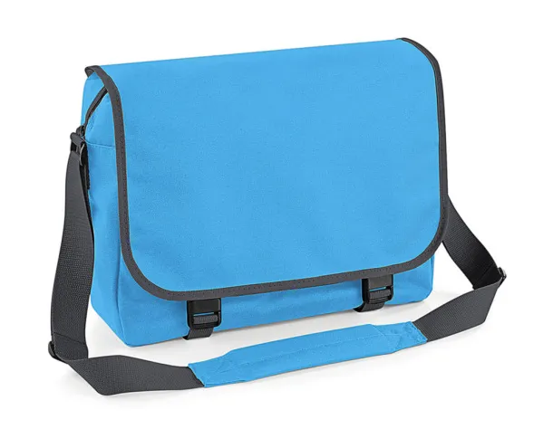  Messenger Bag - Bagbase Surf Blue Graphite Grey