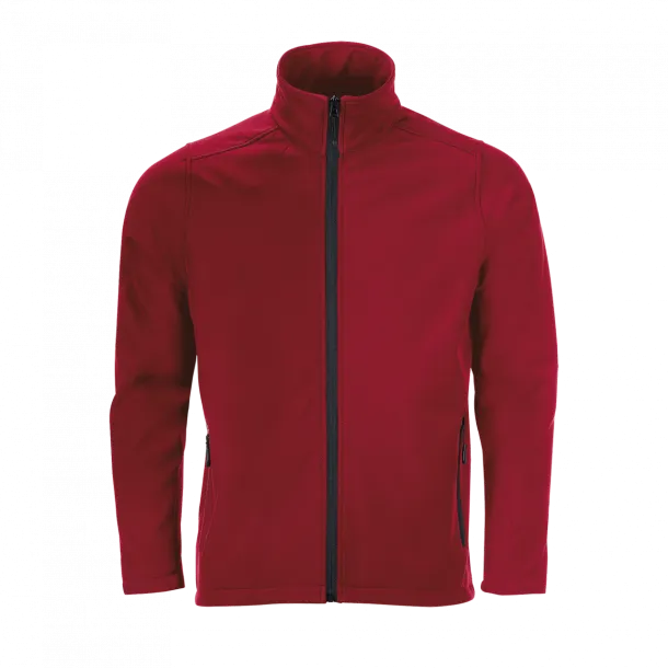  Muška softshell jakna s patentom - SOL'S Pepper Red