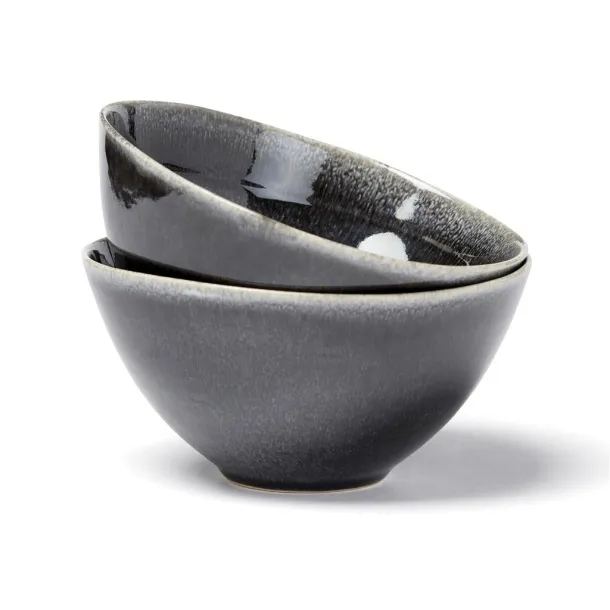  VINGA Nomimono bowl 15,5 cm, 2 pcs set - Vinga Black 