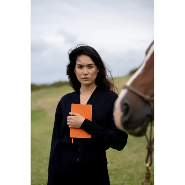  MOLESKINE Notebook approx. A5 with cover made partially from wine production waste Narančasta