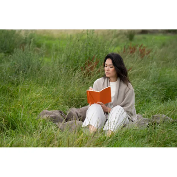  MOLESKINE Notebook approx. A5 with cover made partially from wine production waste Narančasta