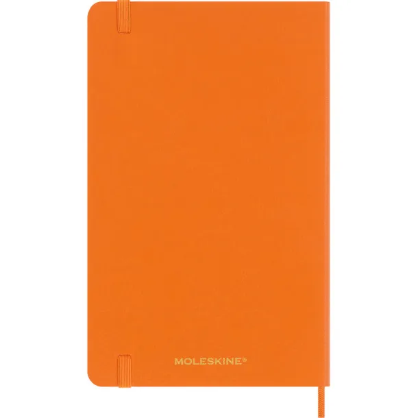  MOLESKINE Notebook approx. A5 with cover made partially from wine production waste orange