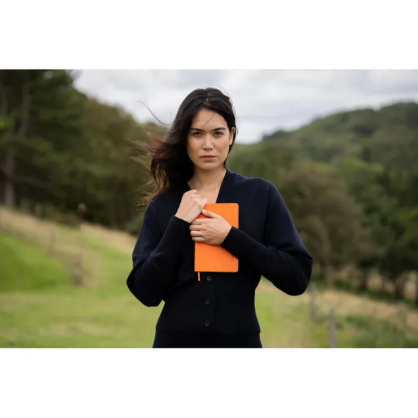  MOLESKINE Notebook approx. A5 with cover made partially from wine production waste Narančasta