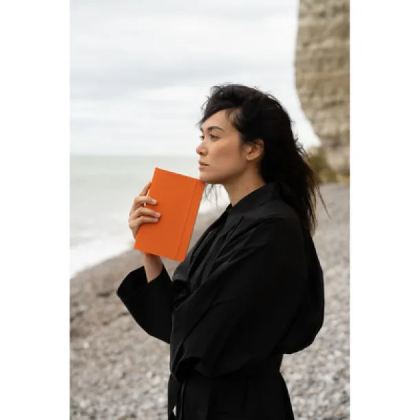  MOLESKINE Notebook approx. A5 with cover made partially from wine production waste Narančasta